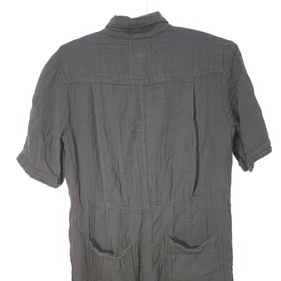 VELVET By Graham & Spencer Elia Cotton Gauze Jumpsuit Small Black - Picture 10 of 16